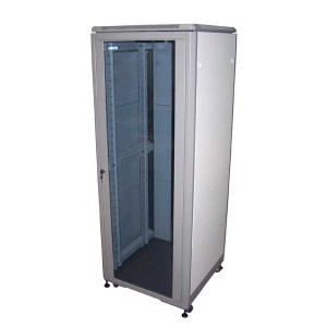 Шкаф TWT 19" телекоммуникационный, серии Eco, 31U 600x600, серый, дверь стекло