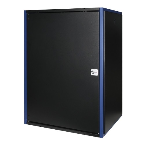 Шкаф 18U Datarex DR-610421 настенный 600х600 металлическая дверь, черный DR-610421