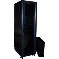 Шкаф TWT 19" телекоммуникационный, Business, 47U 600x600, без дверей, с боковыми стенками, черный