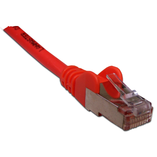 Патч-корд RJ45 кат 6 FTP шнур медный экранированный LANMASTER 2.0 м LSZH красный LAN-PC45/S6-2.0-RD