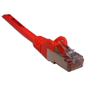 Патч-корд RJ45 кат 6 FTP шнур медный экранированный LANMASTER 5.0 м LSZH красный