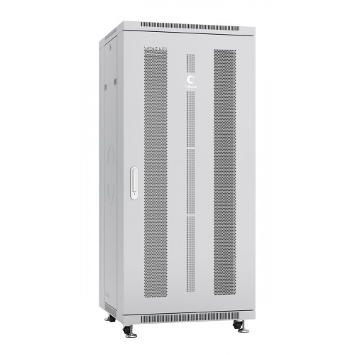 Cabeus ND-05C-27U60/80 Шкаф 27U телекоммуникационный 19" напольный 600x800 перфорированные двери, цвет серый ND-05C-27U60/80 7224c