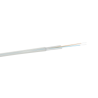 Кабель Дроп оптический 2 волокна одномод нг(А)-LS универсальный FTTH, белый