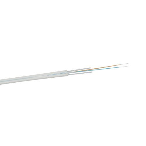 Кабель Дроп оптический 2 волокна одномод нг(А)-LS универсальный FTTH, белый TWT-OFC-FUS2-SU-LS