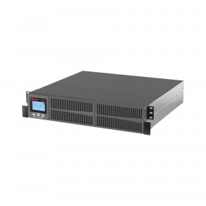 Онлайн ИБП ДКС серии Small Rackmount, 3000 ВА/2700 Вт, 1/1, 8xIEC C13, EPO, USB, RS-232, Rack 2U, 6x