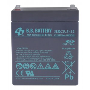 Аккумуляторная батарея В.В.Battery HRC 5,5-12