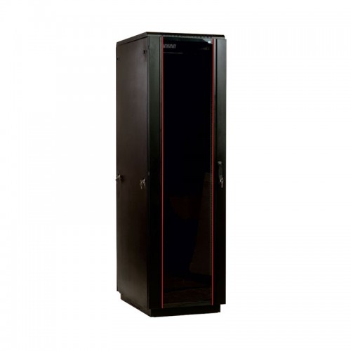 Шкаф ЦМО 19" телекоммуникационный напольный 38U (600x800) дверь стекло, цвет чёрный ШТК-М-38.6.8-1ААА-9005