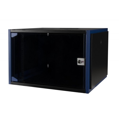 Шкаф 9U Datarex DR-600121 настенный 600х600 дверь стекло, черный DR-600121