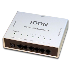 3-канальный интеллектуальный автосекретарь с системой голосовой почты ICON AA453USB
