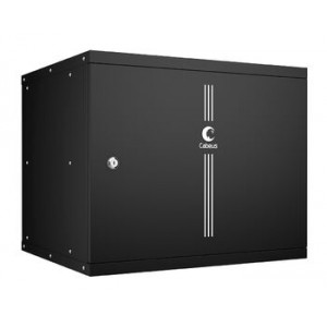 Cabeus WSC-05D-U55/45m-BK Шкаф настенный 9U 19" 550x450  дверь металл черный 10176c
