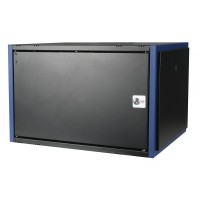 Шкаф 4U Datarex DR-610511 настенный 600х450 металлическая дверь, черный