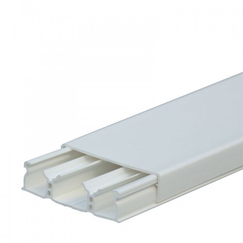 Мини-плинтус DLPlus 60x16 - 3 секции - длина 2,10 м - белый 30026