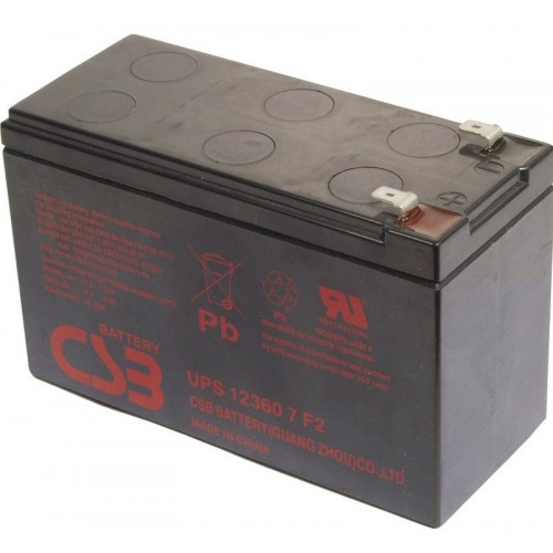 Аккумуляторная батарея CSB UPS123607 (12V 7.5Ah) CSB-UPS12/7.5-65