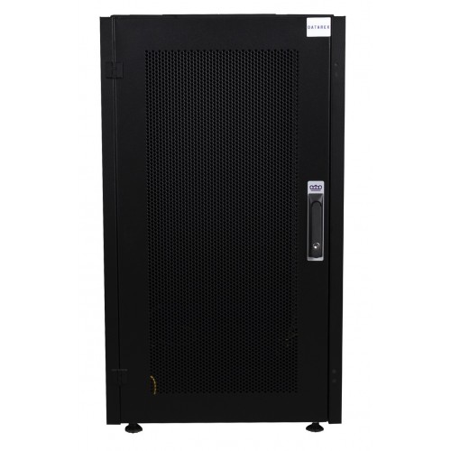 Шкаф напольный 20U Datarex DR-721001 600х600 перфорированные передняя дверь и задняя стенка, черный DR-721001