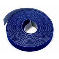 TWT Рулон лента липучка шириной 20 мм, 30 м, синий