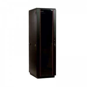 Шкаф ЦМО 47U 19 " телекоммуникационный напольный 600х1000 дверь стекло, цвет чёрный