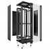 Cabeus SH-05C-42U60/100-BK Шкаф 42U телекоммуникационный 19" напольный 600x1000 дверь стекло, черный SH-05C-42U60/100-BK 8544c