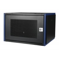 Шкаф 7U Datarex DR-620021 настенный 600х600 перфорированная дверь, черный