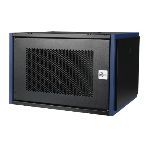 Шкаф 7U Datarex DR-620021 настенный 600х600 перфорированная дверь, черный DR-620021