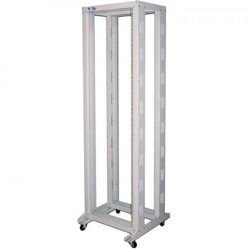 Стойка 19 " TWT двухрамная 38U, 600x600, серая TWT-RACK2-38U-6x6