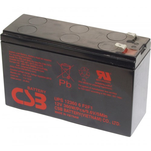Аккумуляторная батарея CSB UPS123606 (12V 7.5Ah) CSB-UPS12/7.5