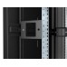 Cabeus Шкаф 47U телекоммуникационный 19" напольный  800x1000 перфорированные двери, ручка с замком, цвет черный (RAL 9004) ND-05C-47U80/100-BK