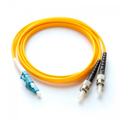 Патч-корд оптический дуплексный LC-ST одномод 9м MDX-2LC-2ST/9-S Патч-корд оптический дуплексный LC-ST одномод 9м MDX-2LC-2ST/9-S