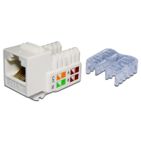 TWT-OK45UTP/5E-WH Модуль Keystone RJ45, Cat.5E, UTP, 90 градусов, белый