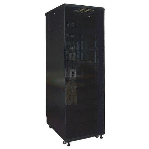 Шкаф TWT серверный 19 " Business Advanced, 47U 600x1000, без дверей, с боковыми стенками, черный TWT-CBA-47U-6x10-00