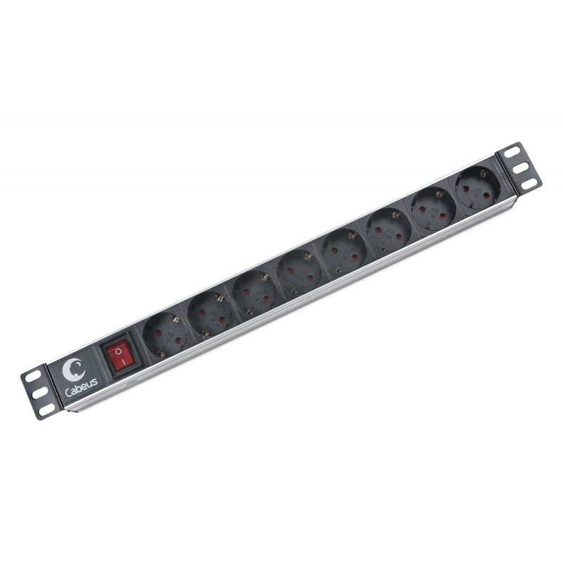 Блок евророзеток для 19 шкафов 10а cabeus pdu 8p 2iec 8 розеток