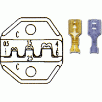 Опрессующая матрица 1.5-6 мм2 для плоских коннекторов без изоляции