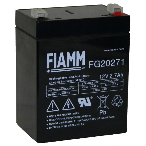 Аккумуляторная батарея Fiamm FG20271  (12V 2,7Ah)  FG20271