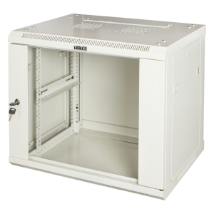 Шкаф 4U 600x450 19” настенный TWT-CBWPG-4U-6x4-GY дверь стекло