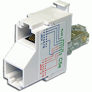 T-адаптер, 2 компьютерных порта