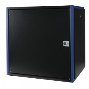 Шкаф 12U Datarex DR-610221 настенный 600х600 металлическая дверь, черный