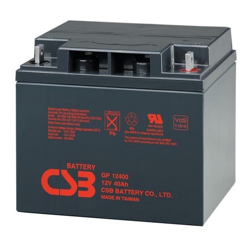 Аккумуляторная батарея CSB GP12400 (12V 40Ah) CSB-GP12/40