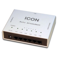 6-канальный интеллектуальный автосекретарь с системой голосовой почты ICON AA456USB