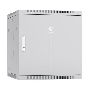Шкаф Cabeus настенный 12U 19" 600x450 mm телекоммуникационный дверь металл, серый