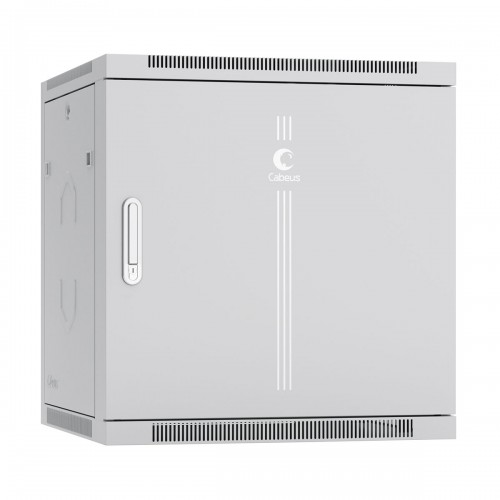 Шкаф Cabeus настенный 12U 19" 600x450 mm телекоммуникационный дверь металл, серый, разборный SH-05F-12U60/45m
