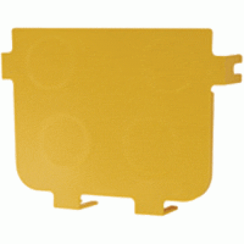 Торцевая заглушка оптического лотка 360 мм, желтая LAN-OT360-ND Торцевая заглушка оптического лотка 360 мм, желтая LAN-OT360-ND