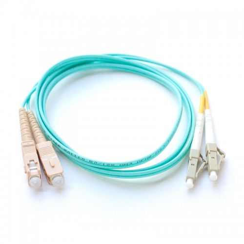 Патч-корд оптический дуплексный SC-LC многомод OM3 3м MDX-2SC-2LC/3-OM3