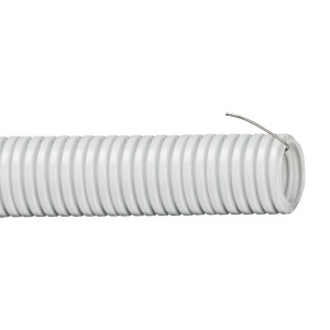 Труба гофорированная ПВХ 25мм ИЭК с зондом серая (50м)