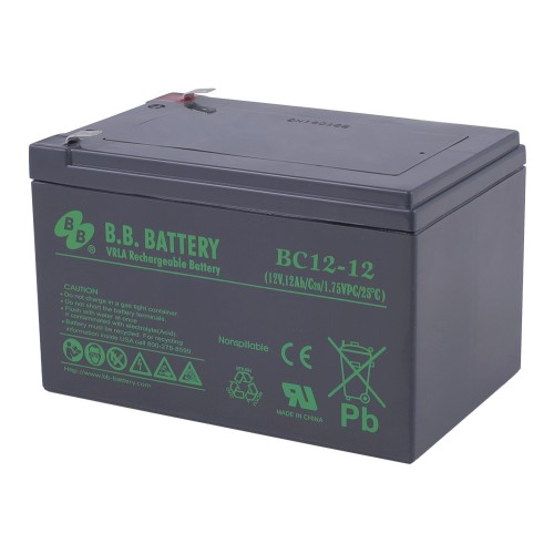 Аккумуляторная батарея В.В.Battery BC 12-12 (12V 12Ah) BC 12-12