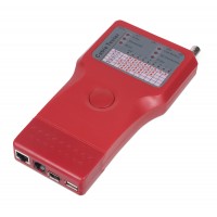 Cabeus CT-SLT-5-1 Тестер для витой пары, коаксиала, телефона, USB, 1394 (батарея в комплекте)