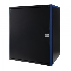 Шкаф 15U Datarex DR-610311 настенный 600х450 металлическая дверь, черный