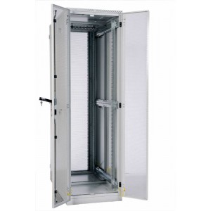 Шкаф ЦМО серверный 45U 19" напольный 600x1000 дверь перфорированная задние двойные перфорированные