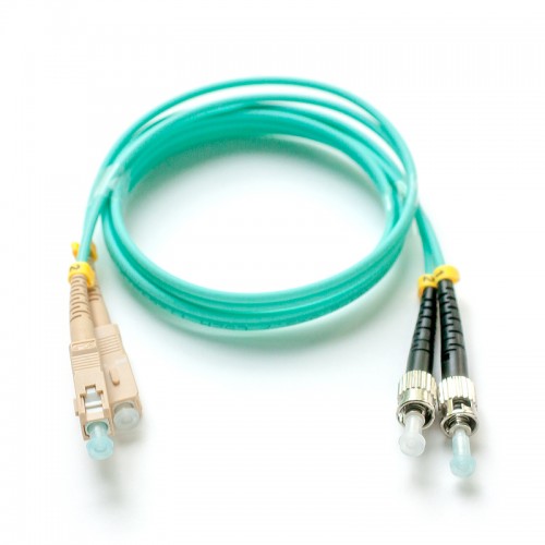 Патч-корд оптический дуплексный SC-ST многомод OM3 3м MDX-2SC-2ST/3-OM3 Патч-корд оптический дуплексный SC-ST многомод OM3 3м MDX-2SC-2ST/3-OM3