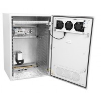 Шкаф уличный всепогодный 19" настенный укомплектованный 12U (Ш600хГ500), комплектация T1-IP54 