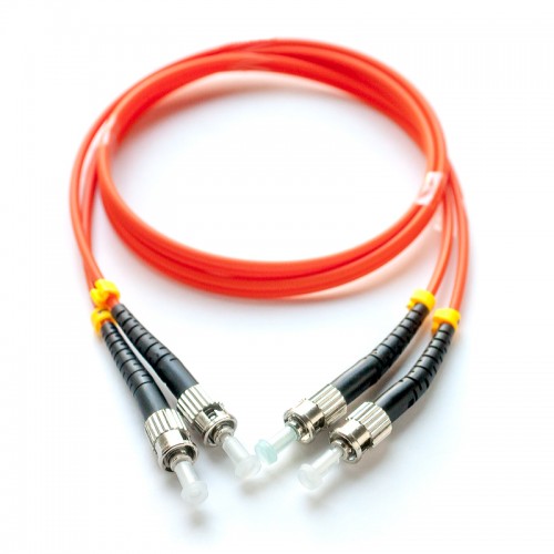 Патч-корд оптический дуплексный ST-ST многомод 50/125 10м MDX-2ST-2ST/10-M5