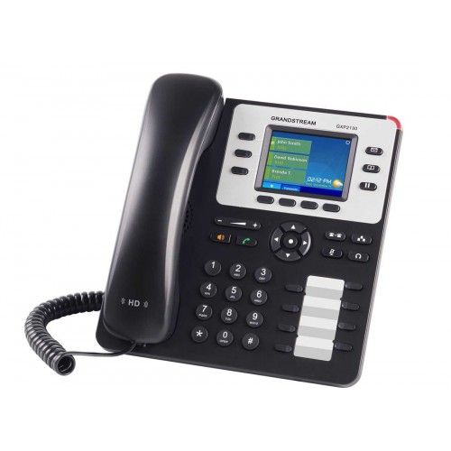 IP-телефон, 3 SIP линии, PoE, цветной дисплей 2.8 дюйма, Grandstream GXP2130 GXP2130